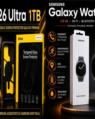 Samsung S26 Ultra 1TB + Samsung Galaxy Watch8