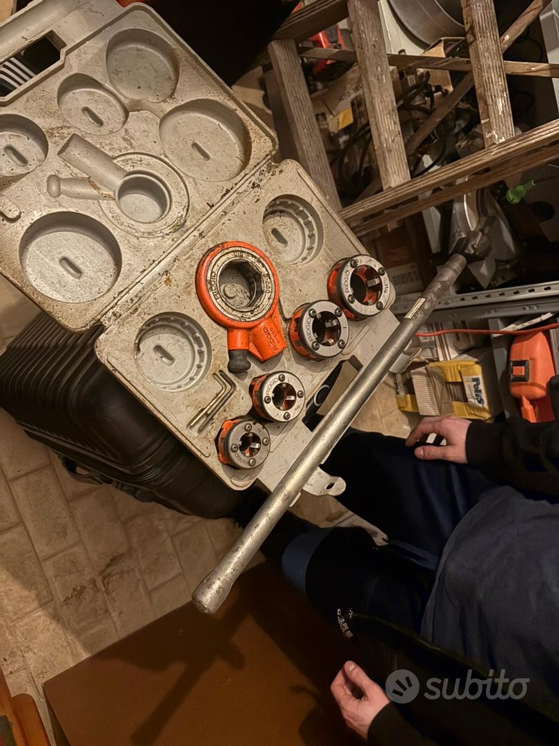 Set Per Filettare Tubi 3/8" - 1.1/4" 7 Pz - Foto 10