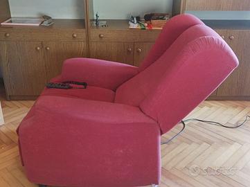 poltrona elettrica sollevabile e massaggiante