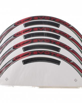Serie adesivi Evotech per cerchi ruota