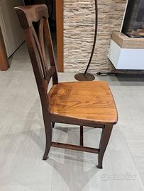 Kit sedie in legno massello