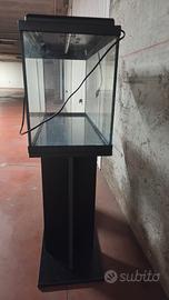 Acquario con supporto aquatlantis 80 litri