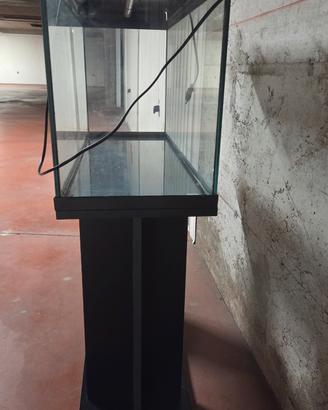 Acquario con supporto aquatlantis 80 litri