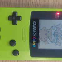 Game boy color verde + super mario land e pokemon
