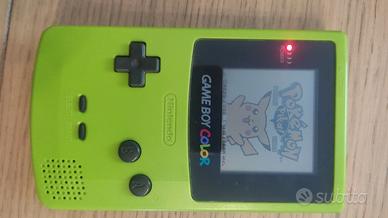 Game boy color verde + super mario land e pokemon