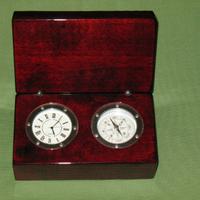 Cofanetto Orologio e Bussola da soprammobile