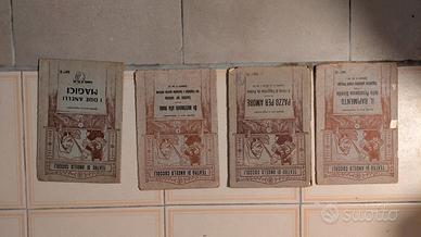 Lotto di 4 libretti antichi Teatro Burattini 