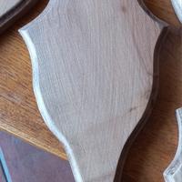 SCUDETTI  IN LEGNO MASSICCIO PER TROFEI CACCIA 