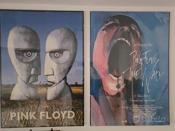 Pink Floyd due poster originali con cornice