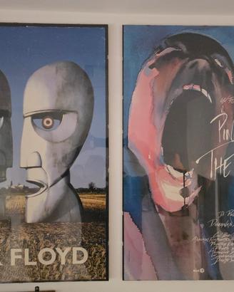 Pink Floyd due poster originali con cornice