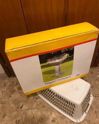 Barbecue nuovo ancora imballato