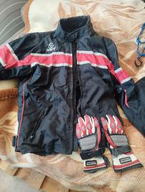 Borsa moto  giubbino guanti