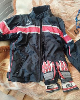 Borsa moto  giubbino guanti