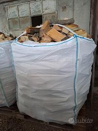 Legna da ardere in big bag bancale