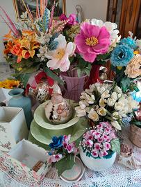 Fiori decorativi e vasi per la casa