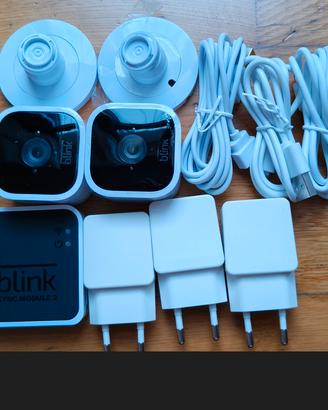 BLINK KIT -sync module 2 + 2 videocamere mini 