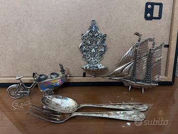 Ogetti in argento 800/925 da collezion