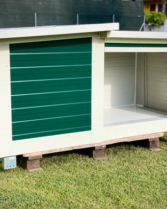 Cucce coibentate con pannelli sandwich per cani