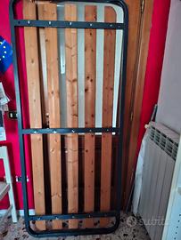 Rete singola doghe in legno 