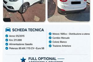 HYUNDAI IX35 1.7 CRDi Xpossible TOP - 2015 - 211.0