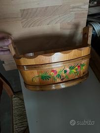 Vaso in legno