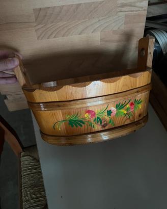 Vaso in legno