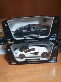 Set 2 Lamborghini Bburago scala da 1/24