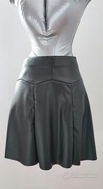 Gonna corta donna ragazza ecopelle minigonna nera 