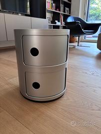 Kartell Comodino - Componibili 2 elementi Silver