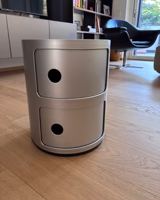 Kartell Comodino - Componibili 2 elementi Silver