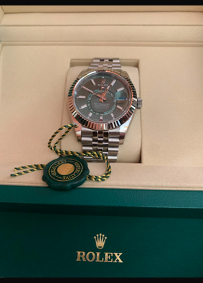 Rolex Sky Dweller VERDE NUOVO original