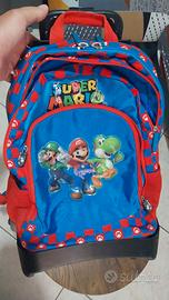 Zaino e 2 portapastelli super mario