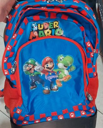 Zaino e 2 portapastelli super mario