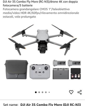 Drone DJI AIR 3S combo fly more