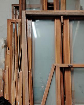 infissi legno varie misure 