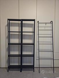 4 Ikea Enhet 40×15×75 e scaletta appendiabiti