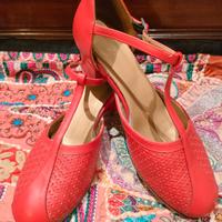 Scarpe da ballo  marca Stile Millelire rosse 39,5