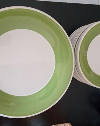 Piatti ceramica San Marciano,12 piani, 12da frutta