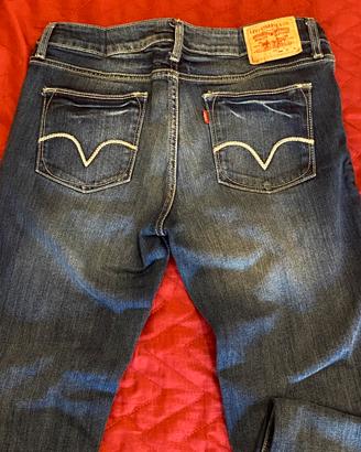 Jeans Levi’s 596/vintage raro/ W32L33/ blu chiaro/