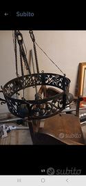 lampadario ferro
