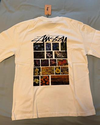 Maglietta Stussy con stampa fiori