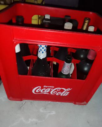 Cassette bottiglie vintage Coca Cola, Peroni..etc