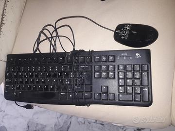 Kit Tastiera e Mouse USB Logitech (K120 + B100)