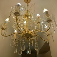 lampadario vintage anni 80