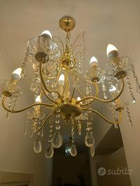 lampadario vintage anni 80