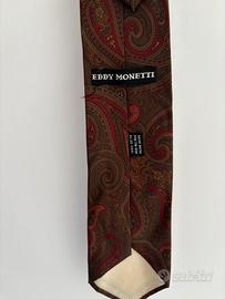 Cravatta vintage Eddy Monetti in seta