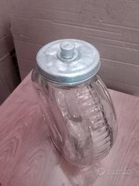 Vaso in vetro porta caramelle