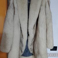Pelliccia di volpe argentata vera annabella