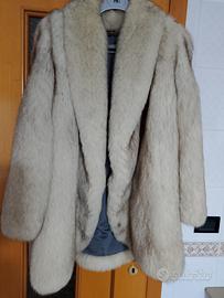 Pelliccia di volpe argentata vera annabella