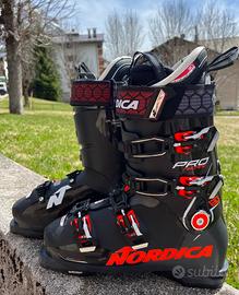 SCARPONI DA SCI NORDICA PRO MACHINE 130 BLACK/RED